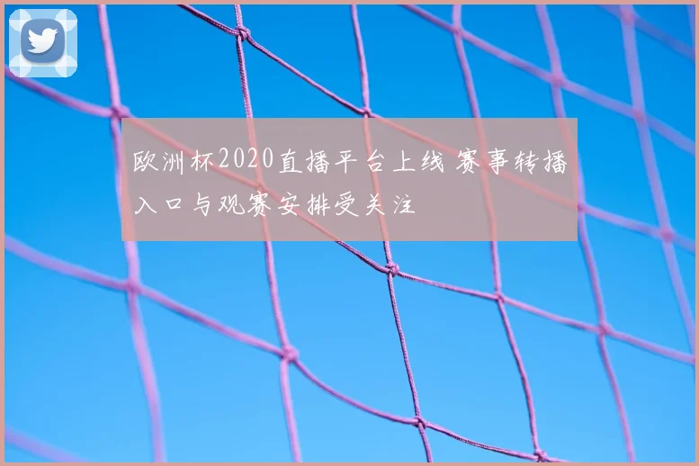 欧洲杯2020直播平台上线 赛事转播入口与观赛安排受关注